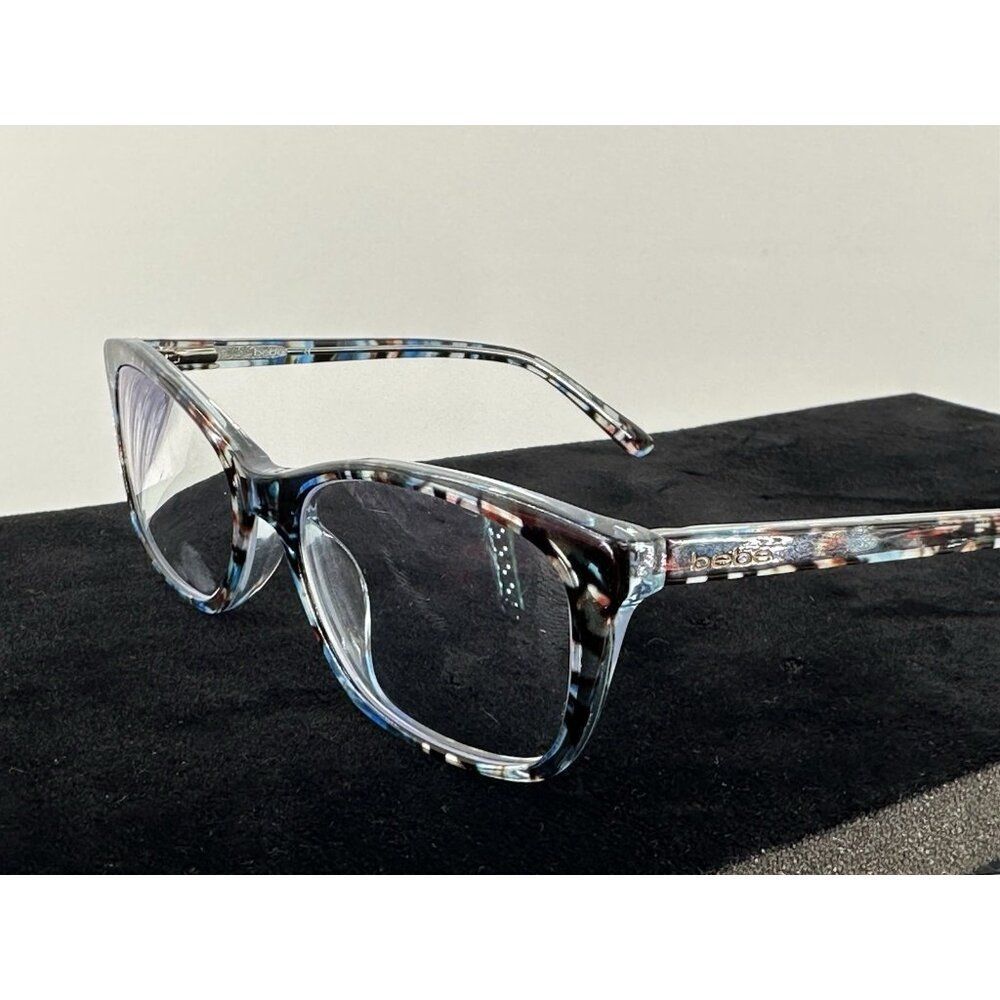 Bebe BB5145 400 Blue Floral 53-17-135 Eyeglasses Frames (C8-07) - Picture 7 of 13